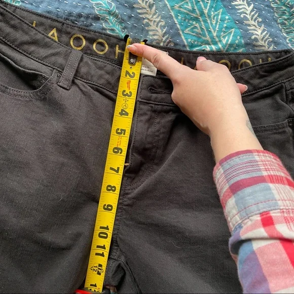 NWOT Kate Spade Broome Street Black Crop Mid Rise Straight Leg Jeans 31 - Picture 12 of 13